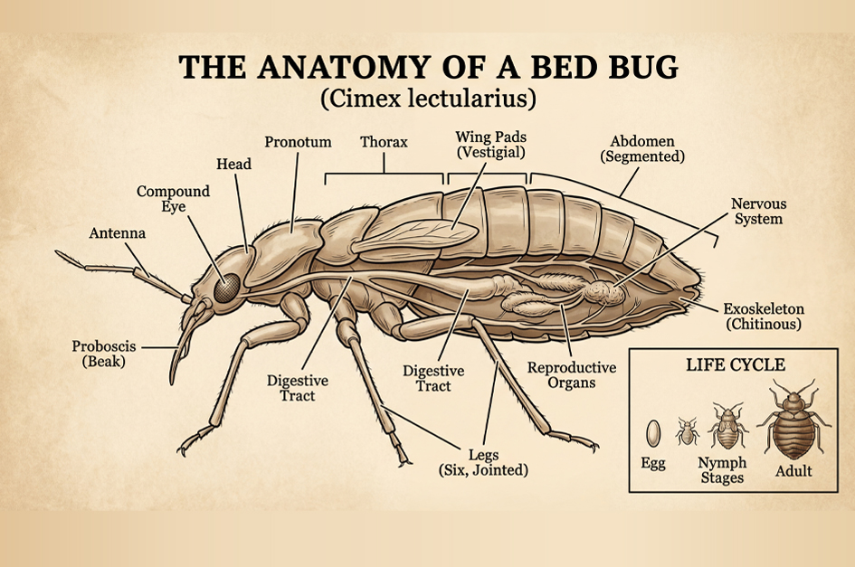 The Fantastic Anatomy Of Bed Bugs